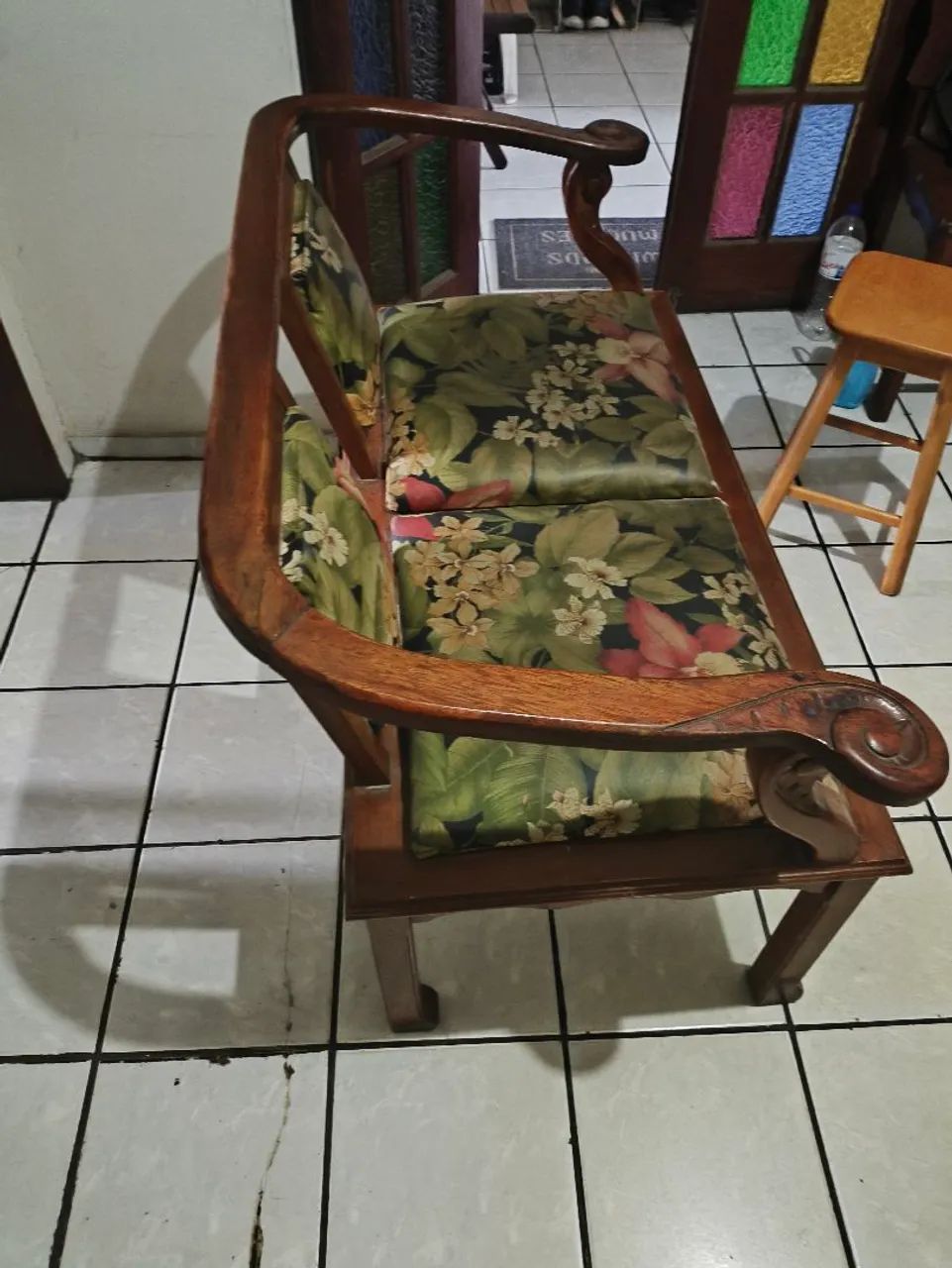 Sofá Namoradeira Antigo  - Foto 3