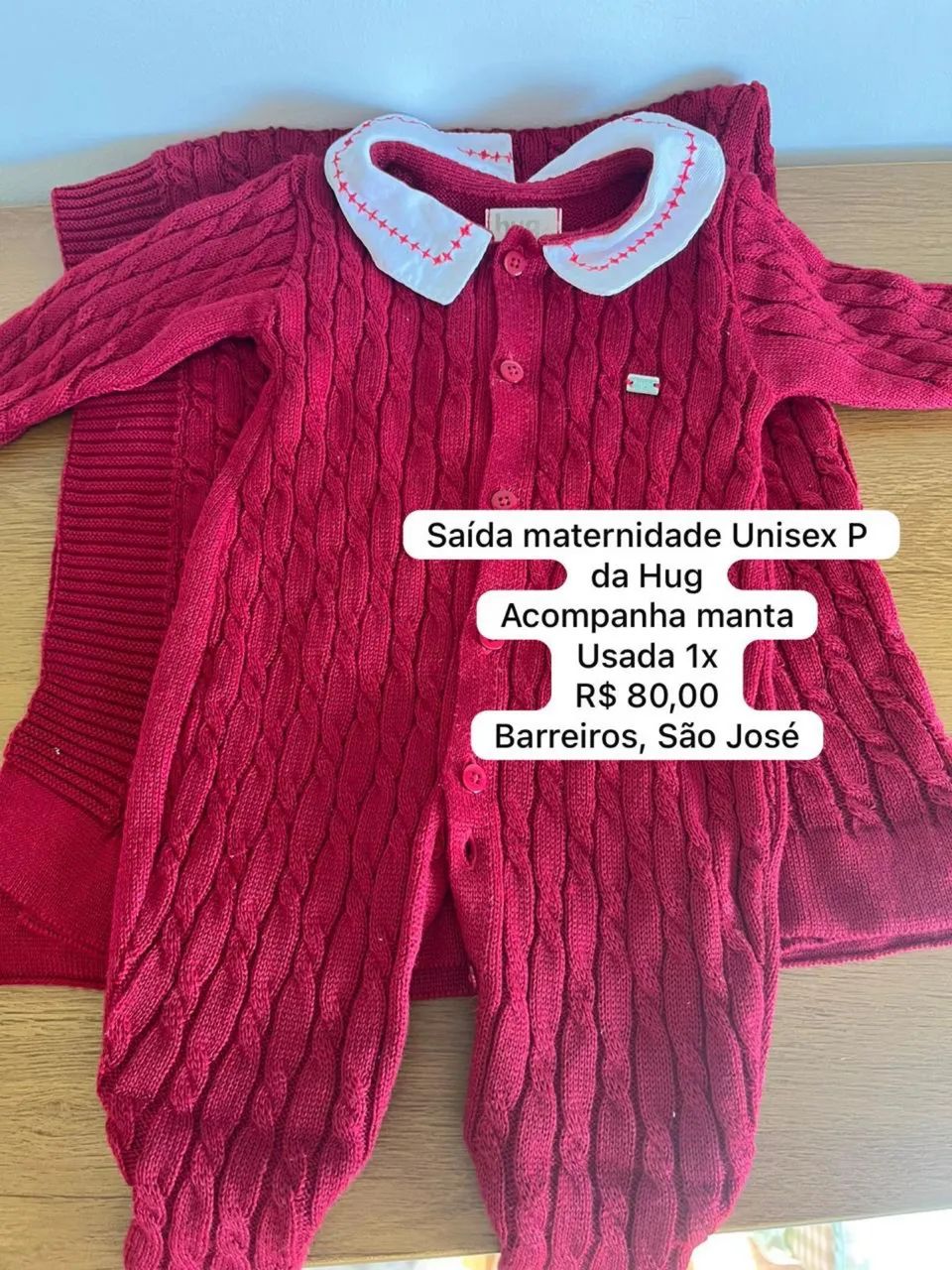 Saída de maternidade com manta - Foto 2