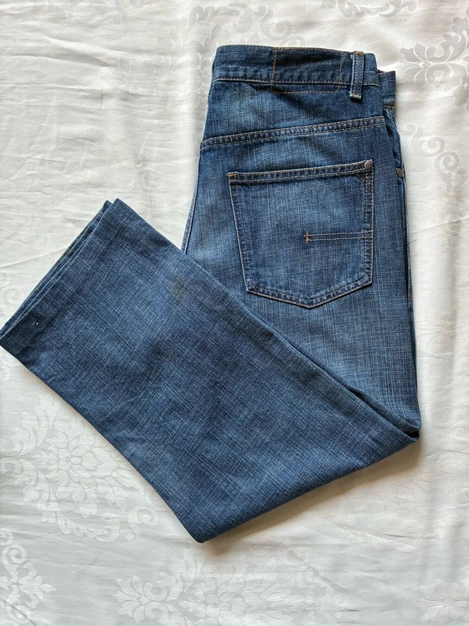 Calça calvin klein jeans relaxed straight 32