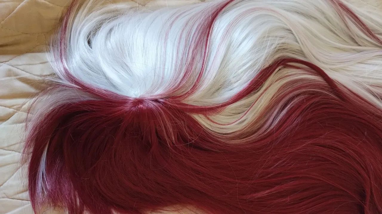 Peruca Todoroki - Versão Feminina Cosplay - Foto 5