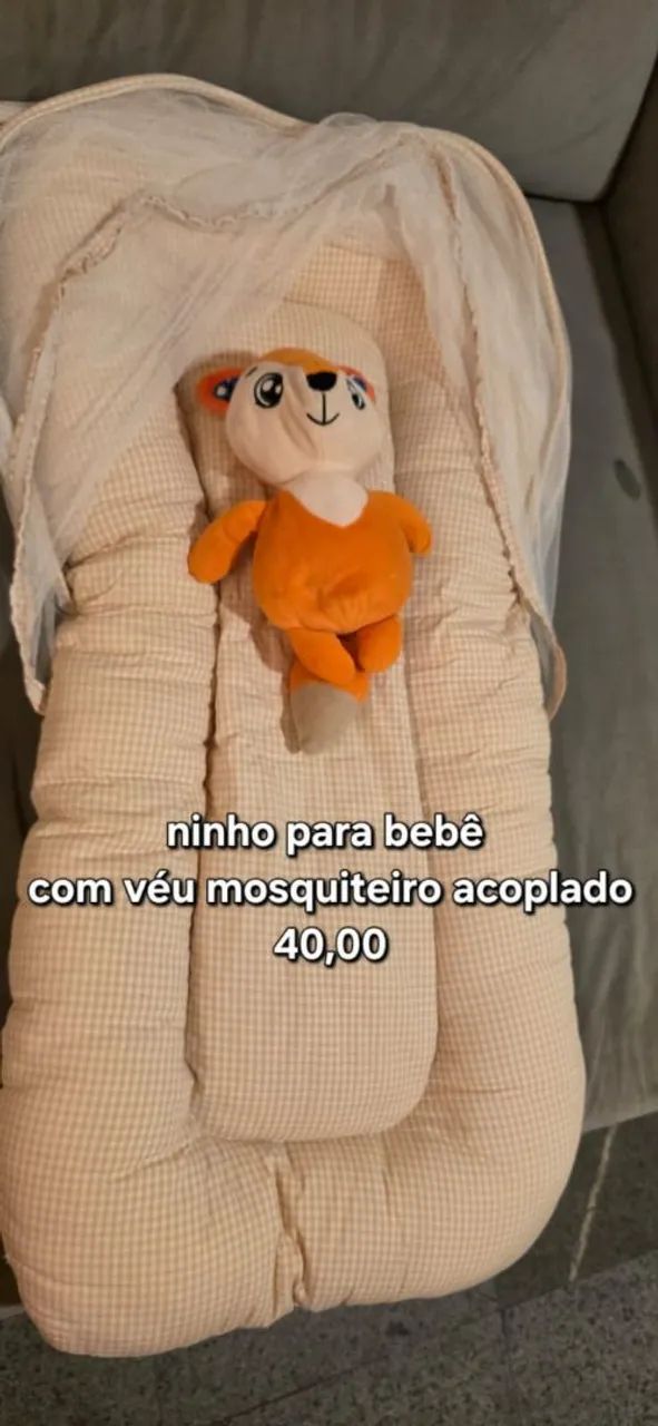 Ninho bebê/ cadeirinha descanso / roupas infantis