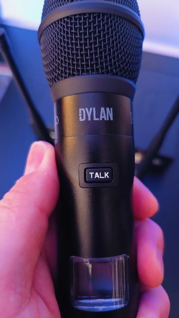 Microfone Sem Fio Com TalkBack  - Foto 4