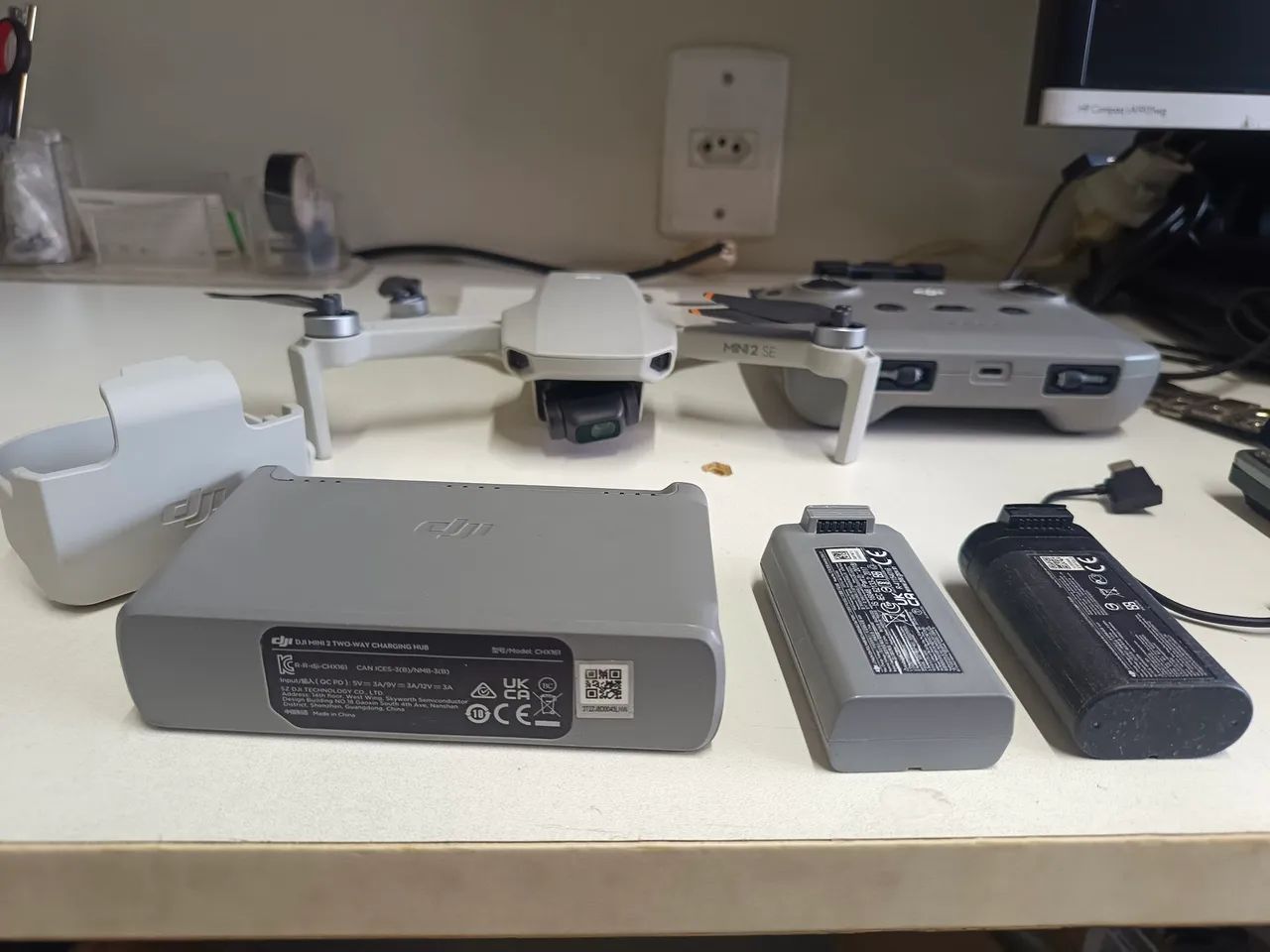 Dji mini 2 SE com duas baterias Ac Cartão 