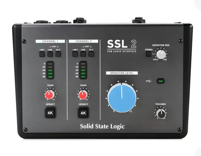 Placa de áudio ssl 2
