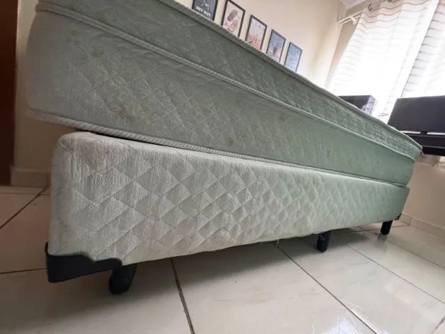 Cama Box Casal (Colchão + Base Sommier)