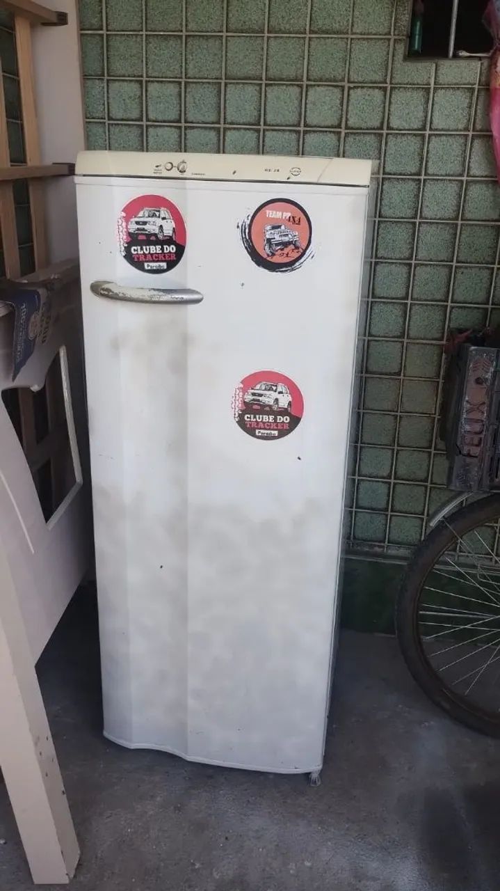 Geladeira funcionando tudo