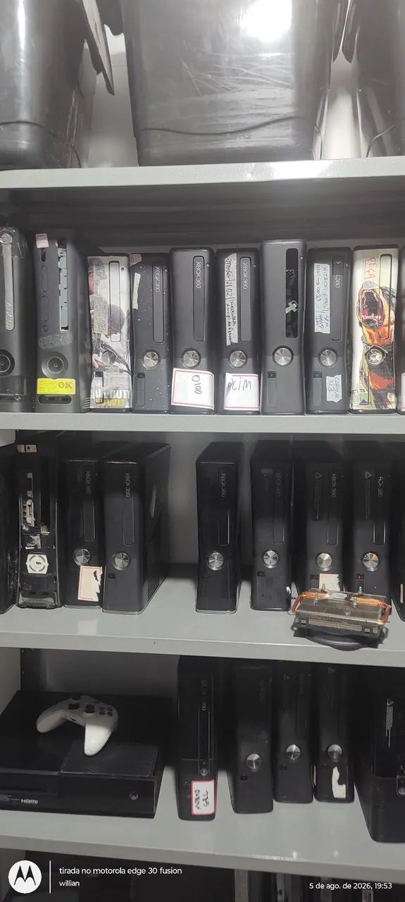 Lote 10 Xbox 360 com defeito - Foto 5