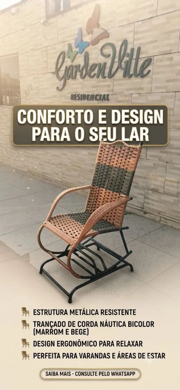 Cadeira de Balanço  04 molas. Promoção!!!