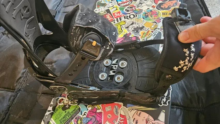Snowboard Nidecker Axis com bindings 158cm, personalizado - Foto 5