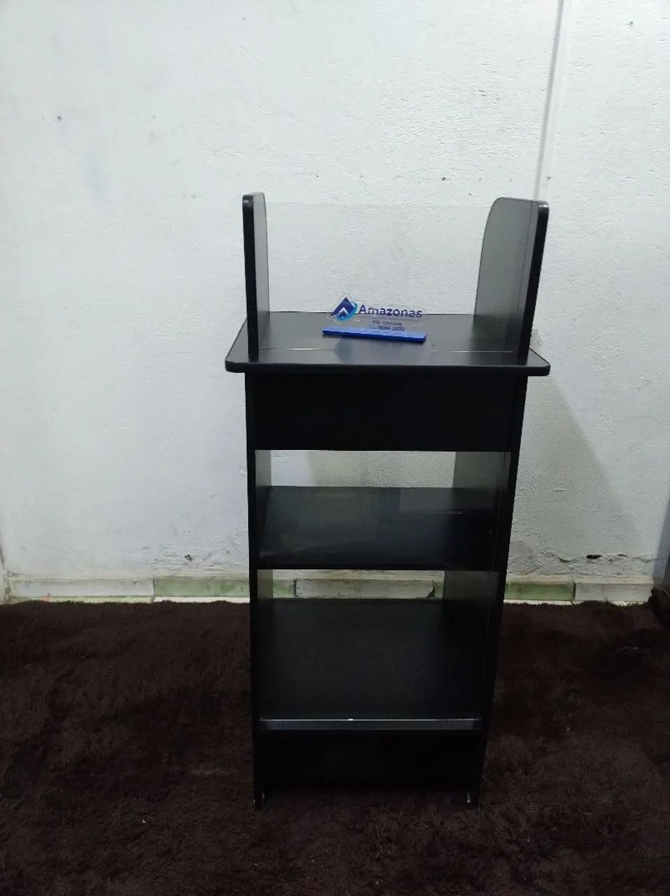 Balcão Caixa Pequeno Preto - Novo  - Foto 3