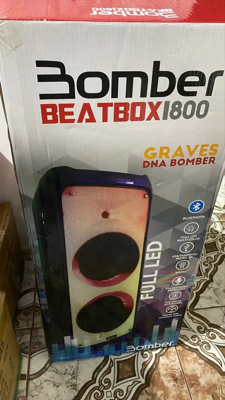 Caixa amplificada beatbox 1800 - Foto 2