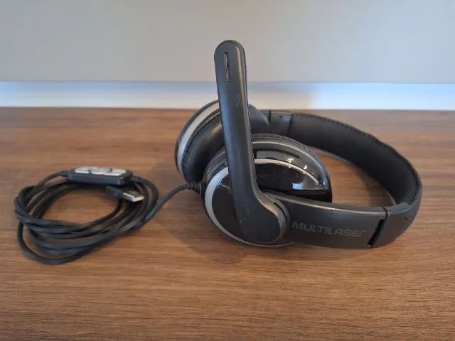 Headset Pro Conexão USB Mic e Cancelamento de Ruído Multilaser - Foto 3