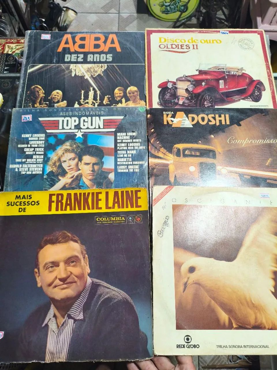 Lote com 6 discos de vinil clássico das antigas - Foto 5