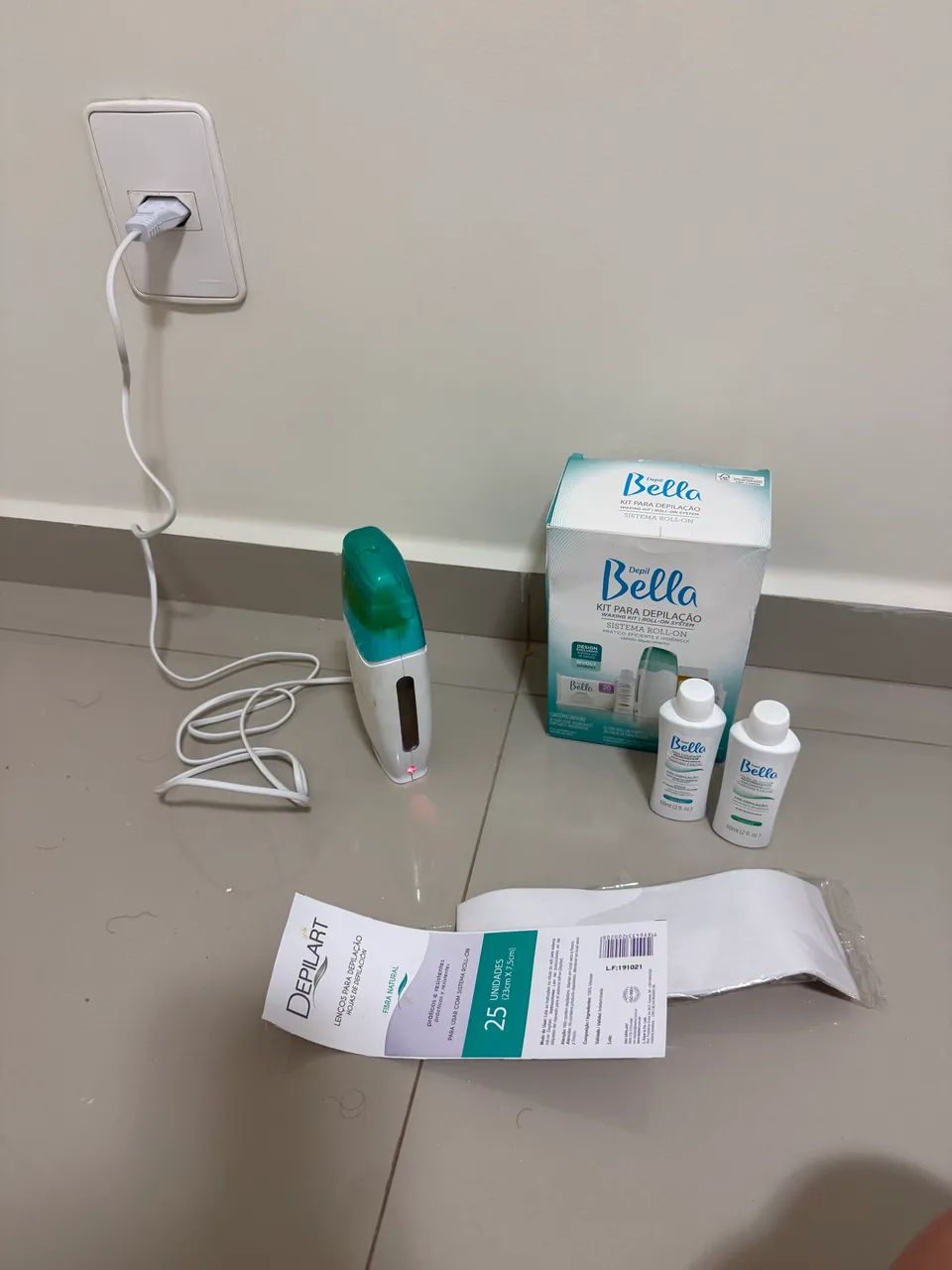 Kit para depilação 