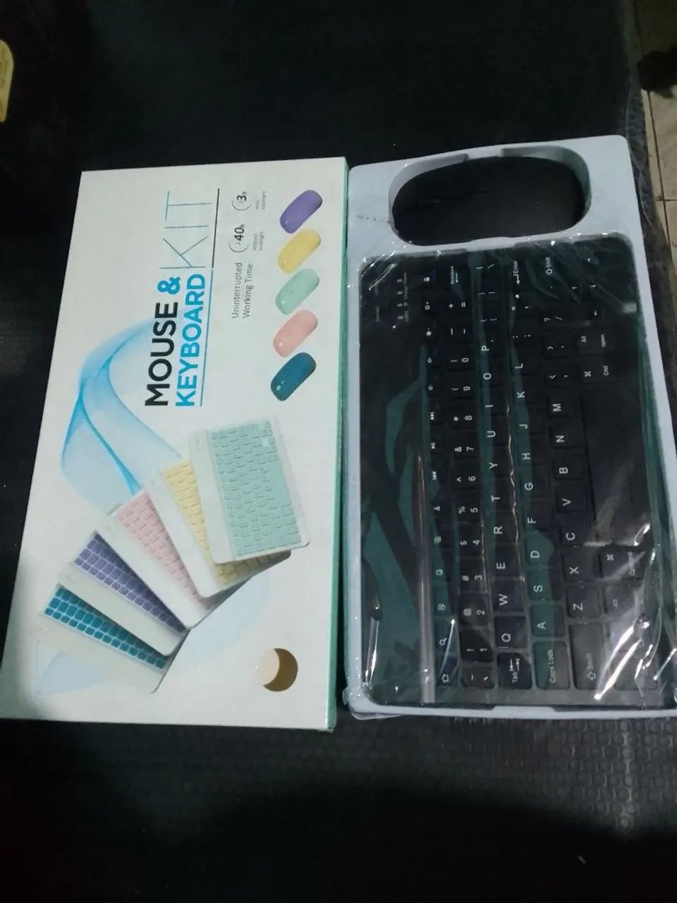 Kit teclado e mouse wireless 