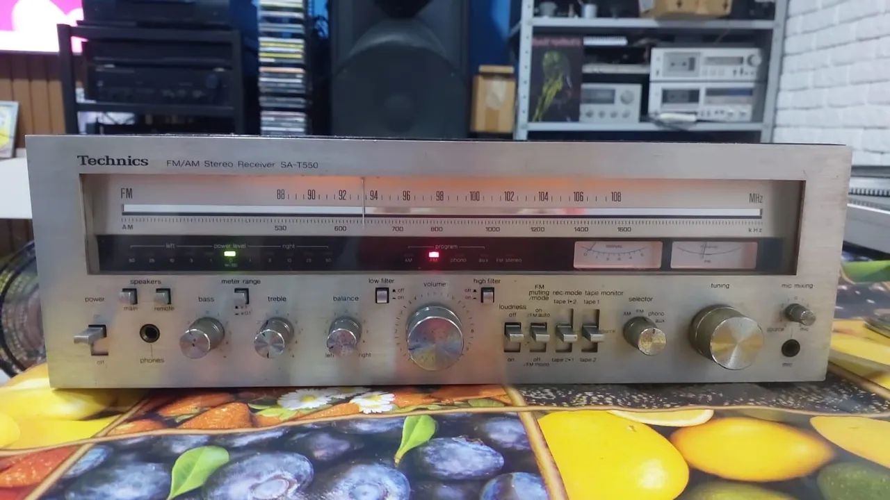 Receiver Technics SA T 550 - Aparelhos de Som - Dezoito do Forte