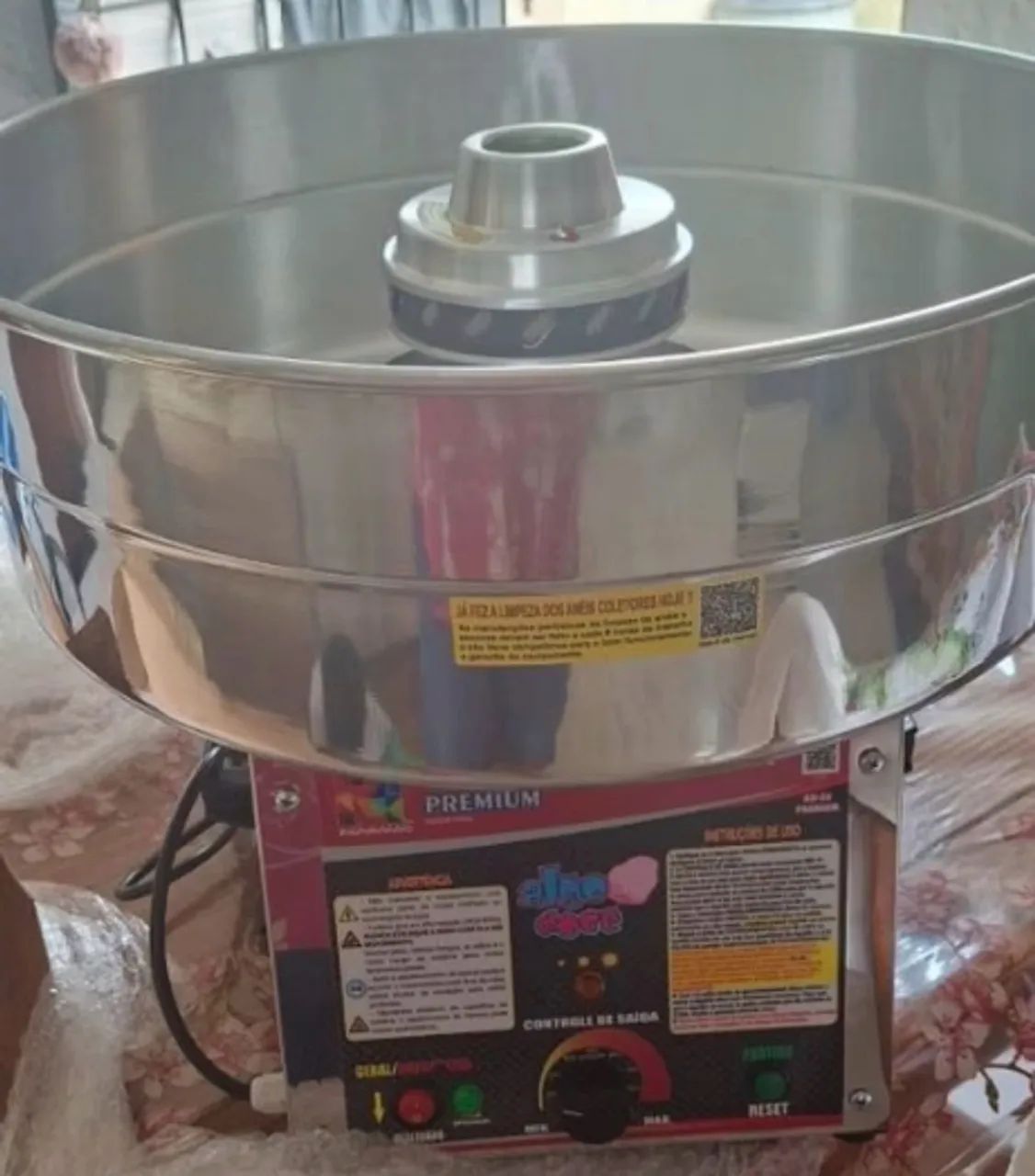 MÁQUINA DE ALGODÃO DOCE PROFISSIONAL