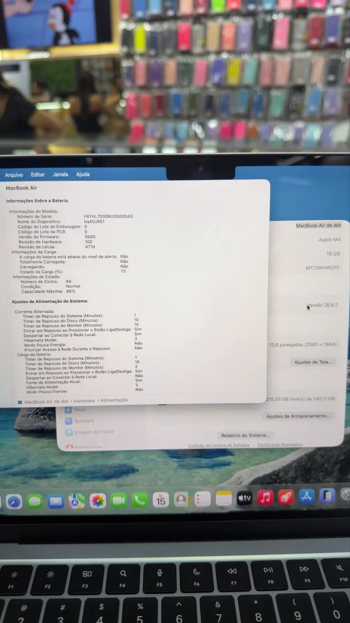 MACBOOK AIR M4 16/256 13.6? SEMINOVO - Foto 4