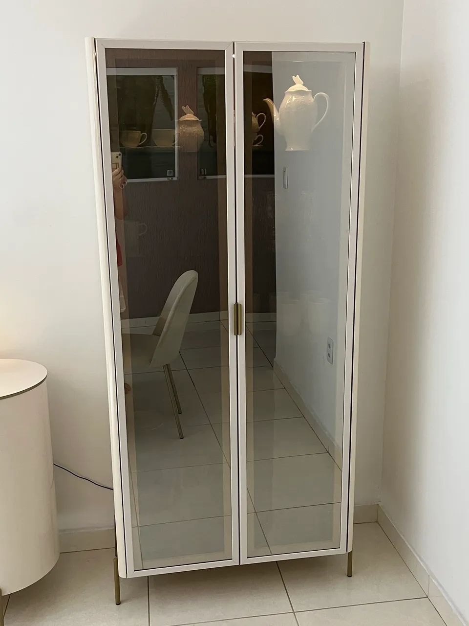 Cristaleira portas reflecta e com led  - Foto 3