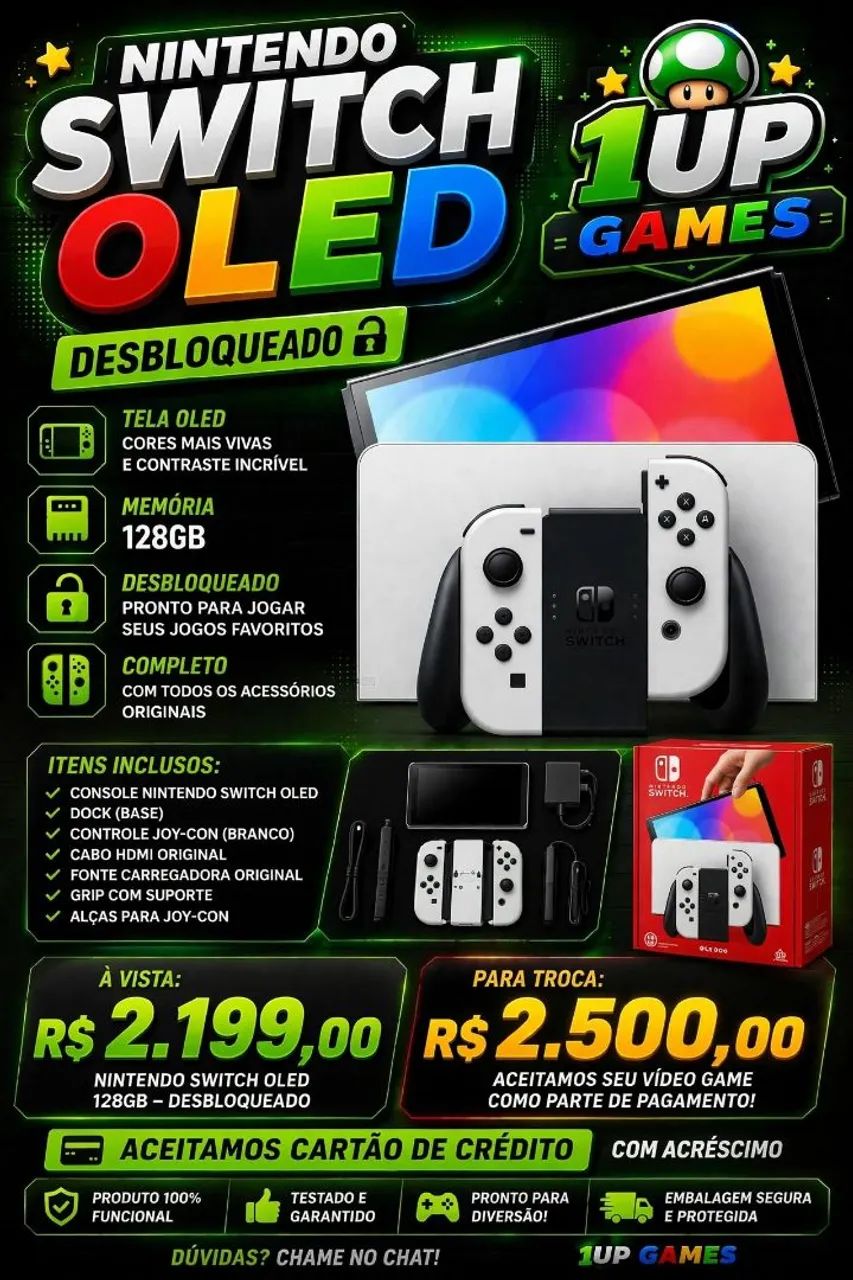 Nintendo switch desbloqueado 