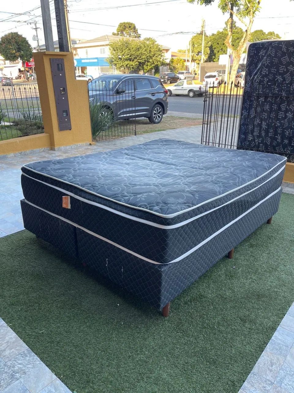 Cama box Casal QUEEN GAZIN COM COLCHÃO E BASE - Entrego!  - Foto 2