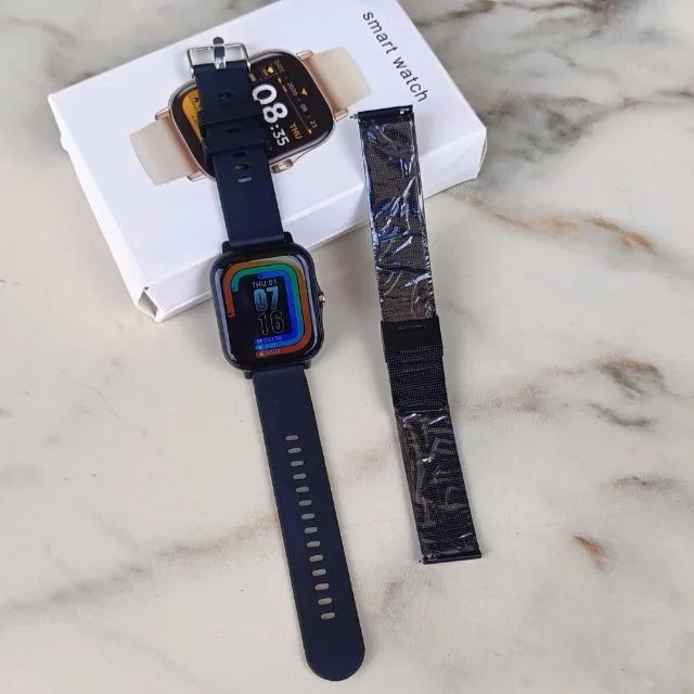 Smartwatch BW Plus Com 2 Pulseiras - Foto 2