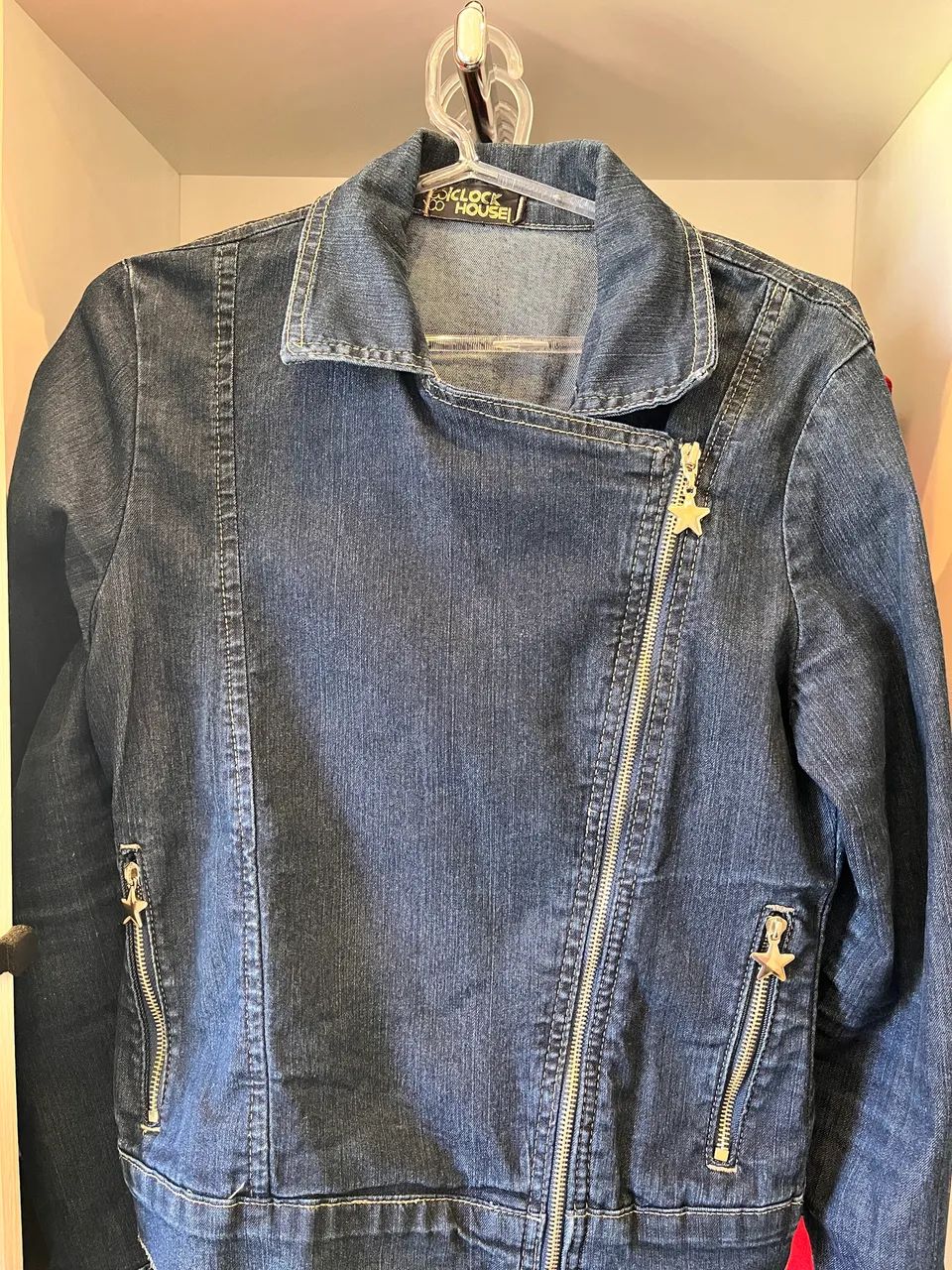 Jaqueta Jeans TAM 38 - Foto 2