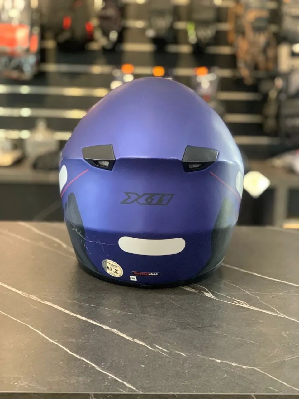 Capacete X11 Trust Solid Azul | Tam.58 - Foto 2