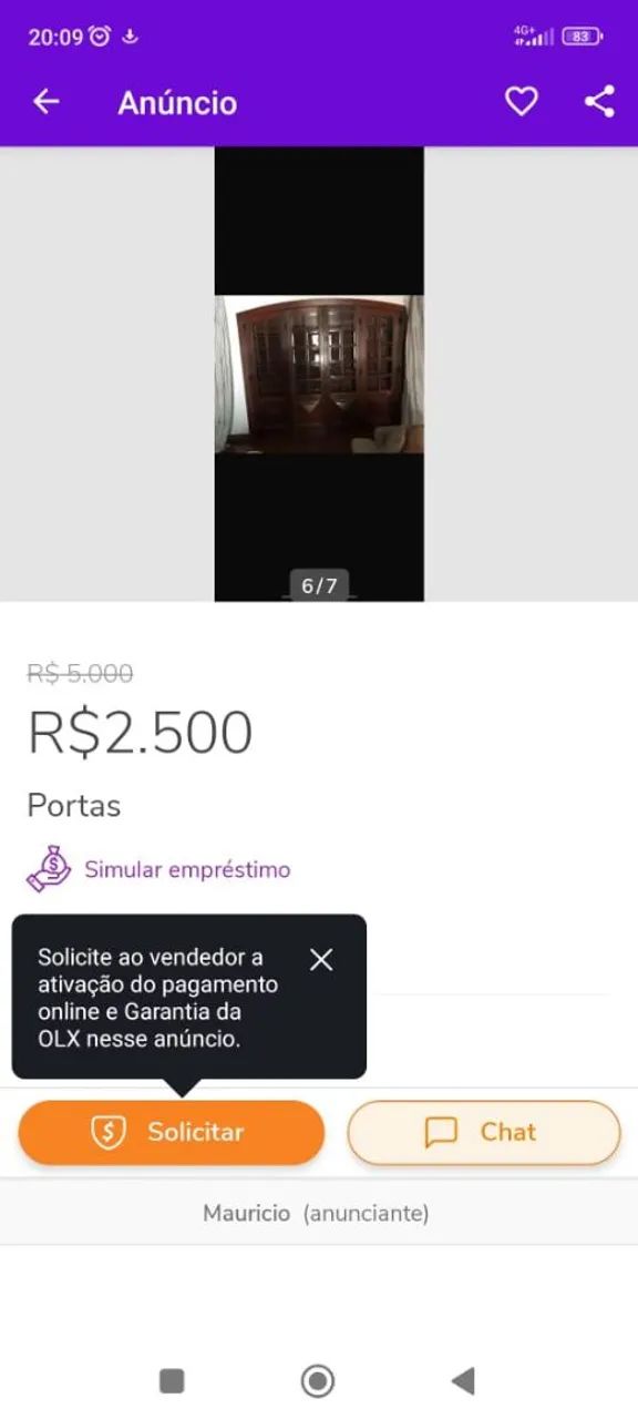 Porta de madeira maciça  - Foto 2