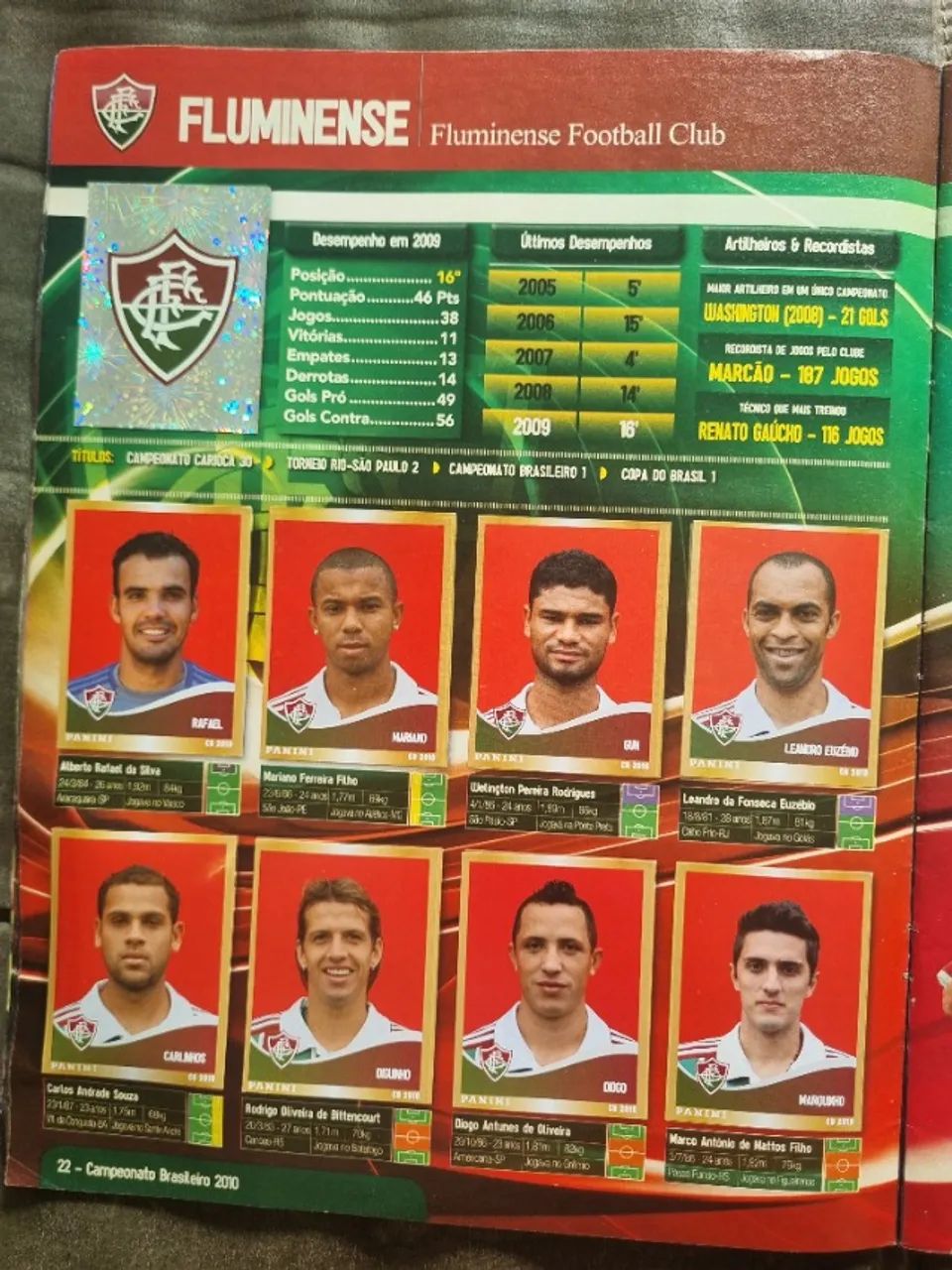 Álbum Campeonato Brasileiro 2010 - Foto 3