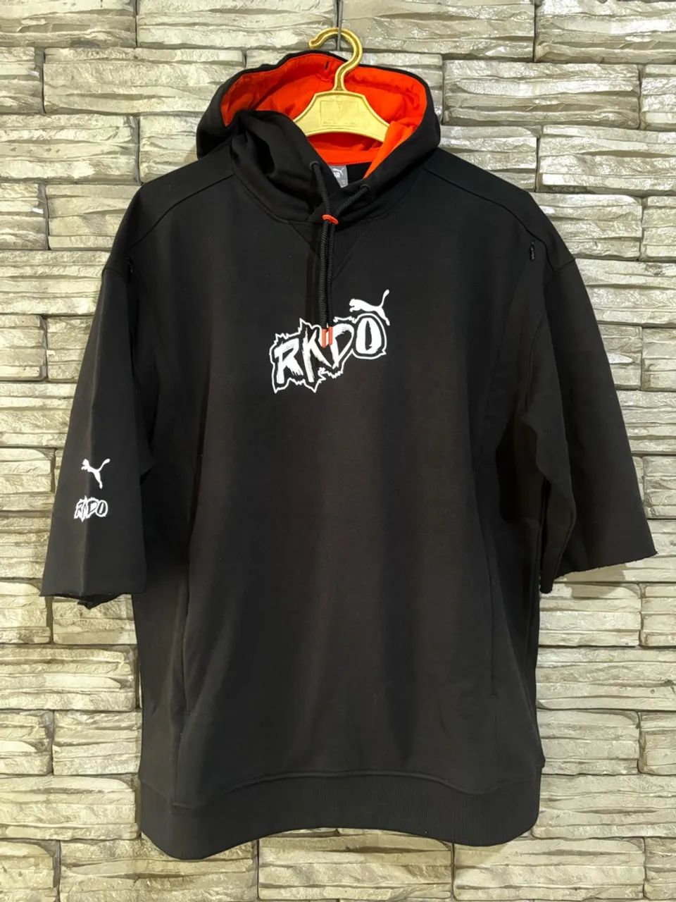 Camisa Puma moletom Rkdo com capuz tamanho M
