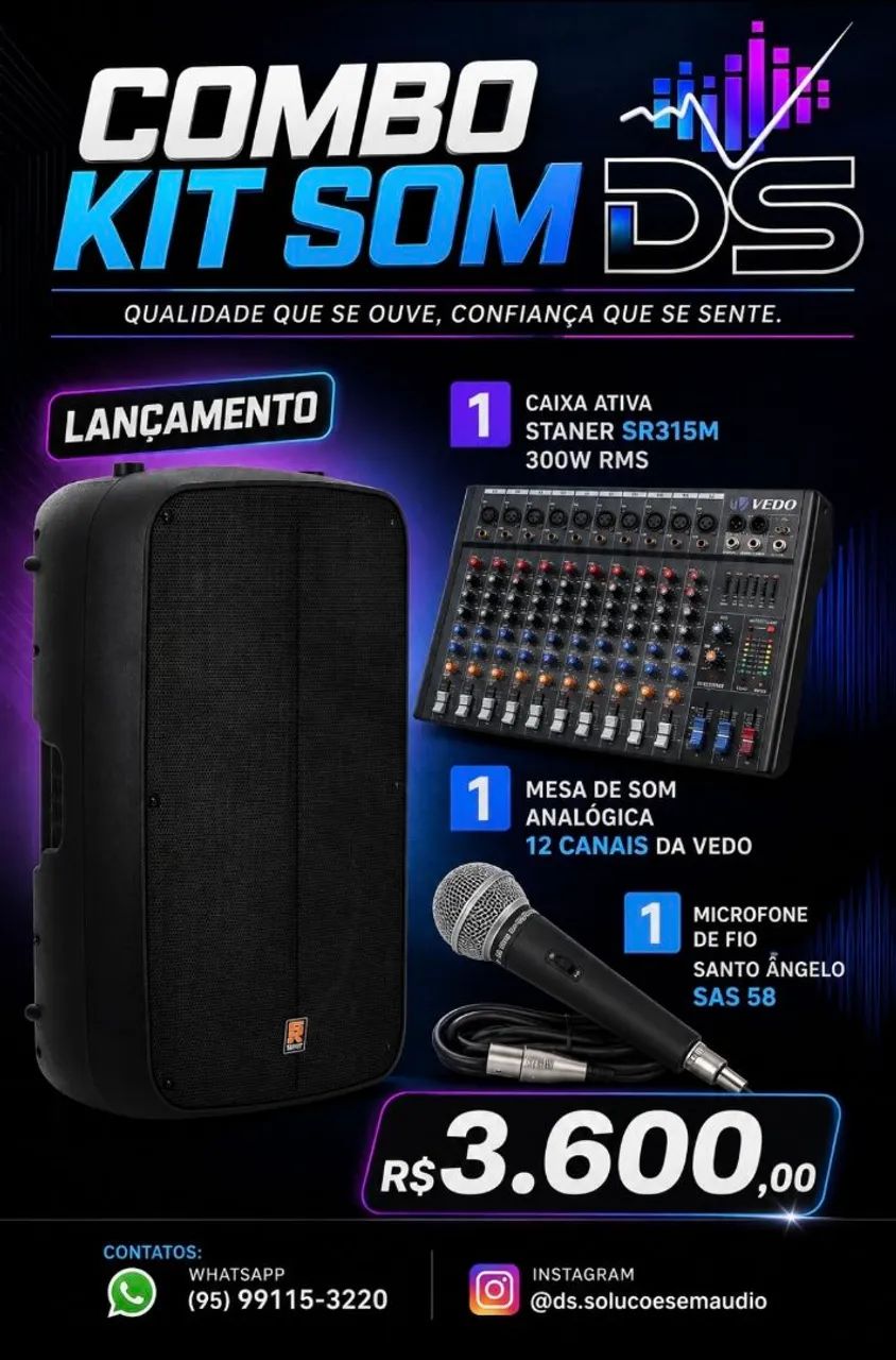 Vende-se esse kit  som 1 DS 