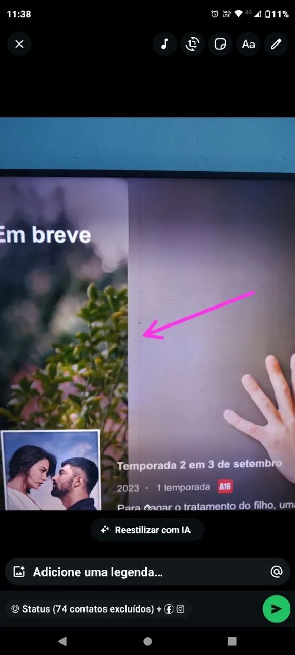 Smart tv Samsung 75 polegadas Leia Tudo - Foto 3