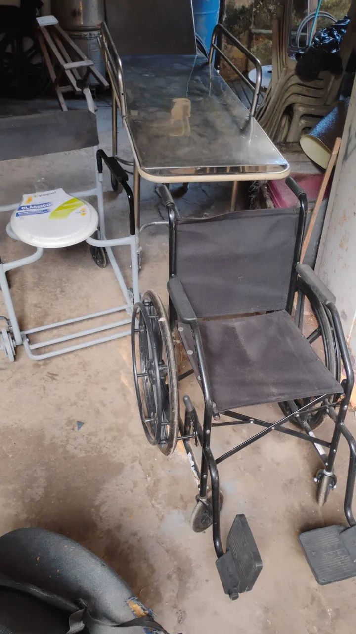 Kit cadeiras de e maca