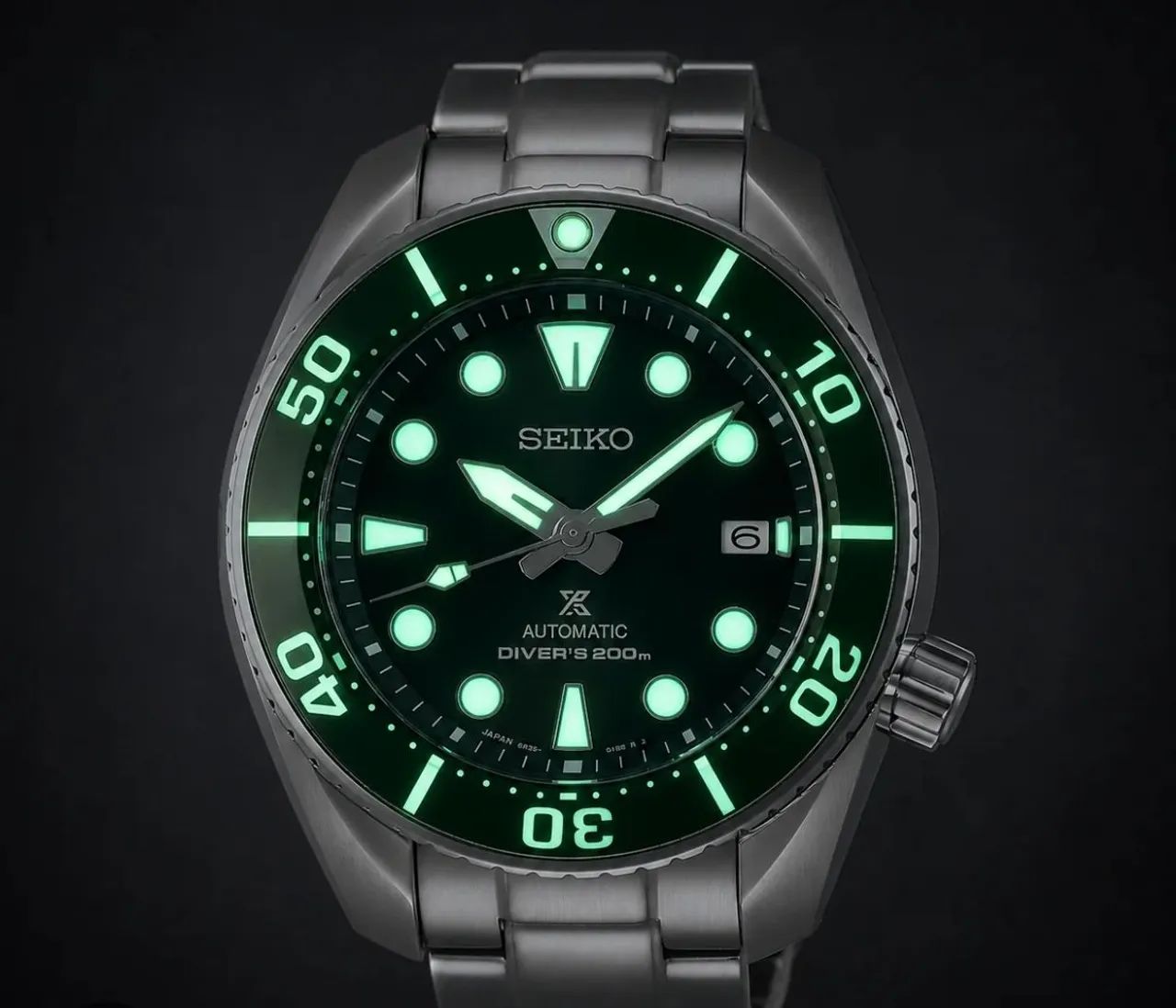 Relógio Seiko sumô verde SPB103J1 - Foto 3
