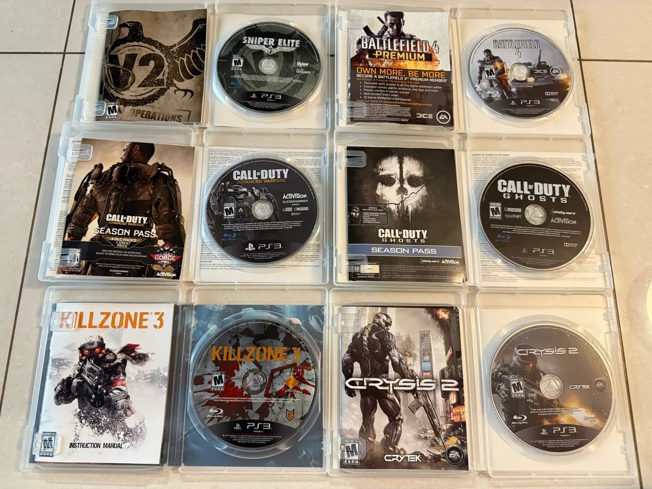 Kit Jogos de tiro/guerra PS3 - Foto 2
