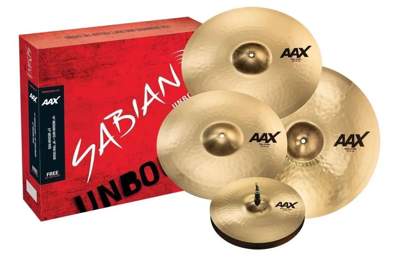 Sabian Aax Promotional Cymbal Set Thin Crash, - Foto 6
