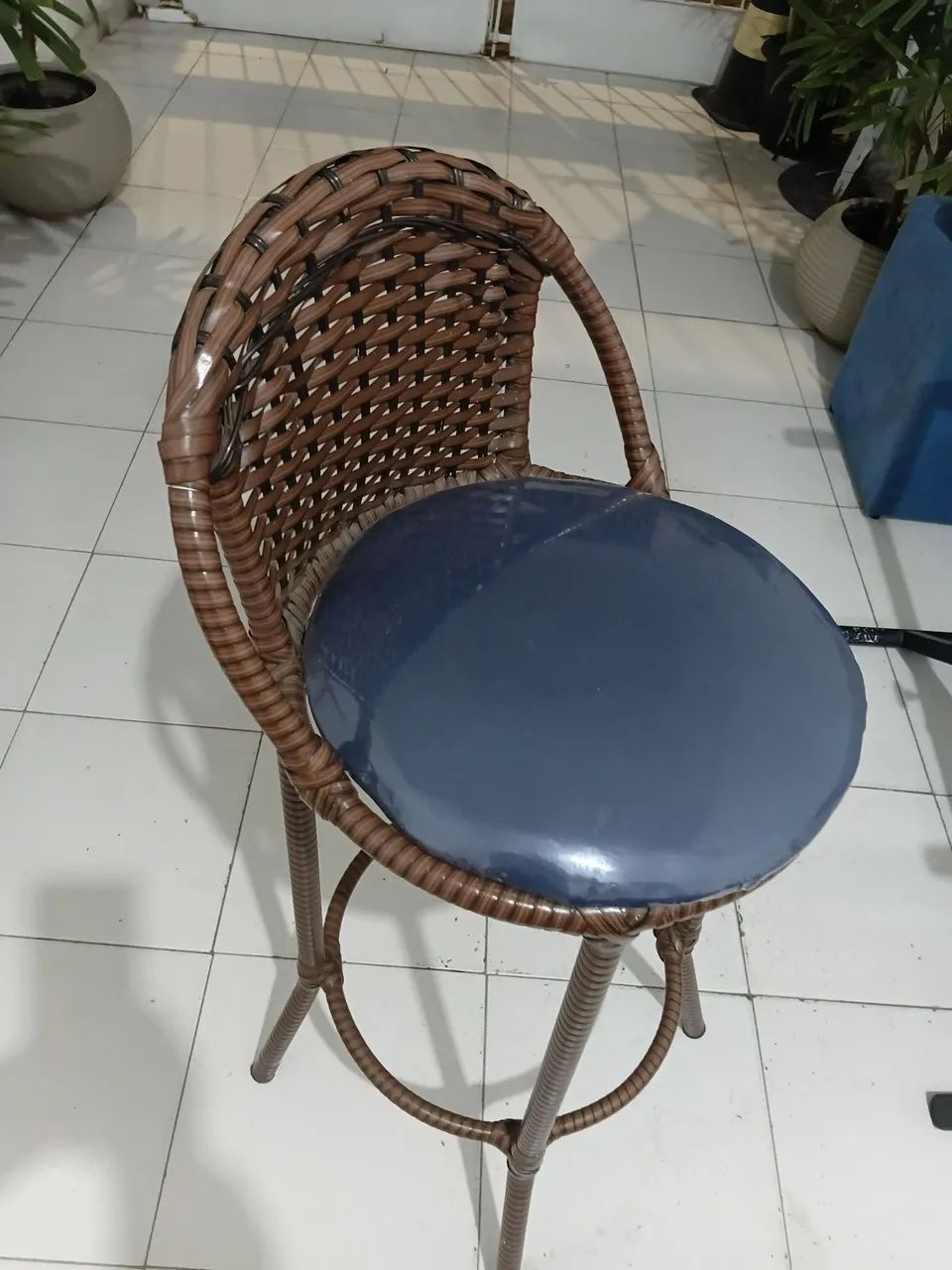Banqueta em alumínio 75cm - Foto 3