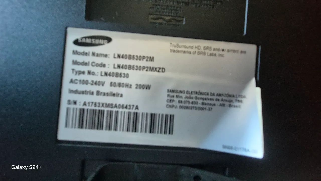 Tv SAMSUNG 40 LCD - NAO É SMART - Foto 5