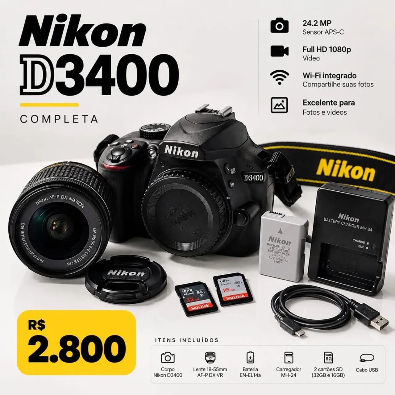NIKON D3400