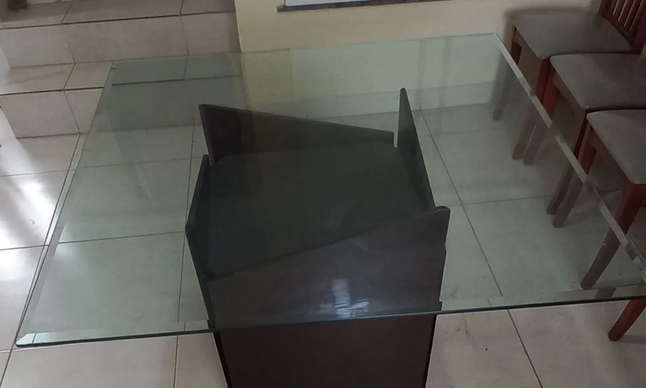 Mesa de vidro 8 lugares  - Foto 5