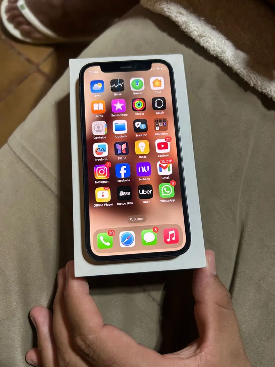 iPhone 12 mini 64 todo original - Celulares e Smartphones