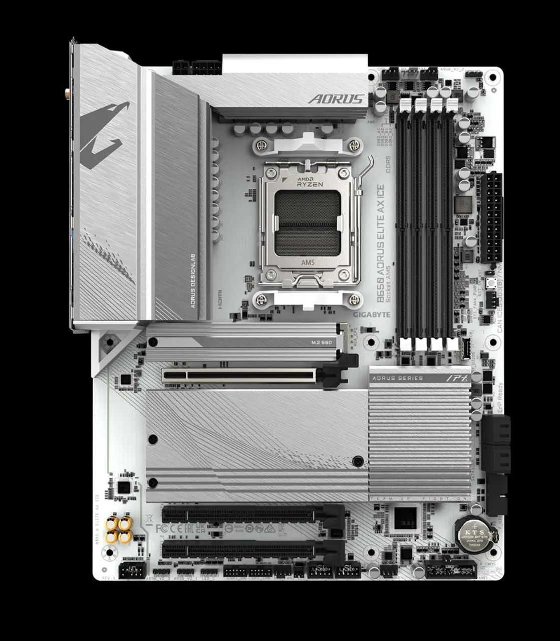 Placa mãe b650 Aorus Elite Ax Ice - Foto 2