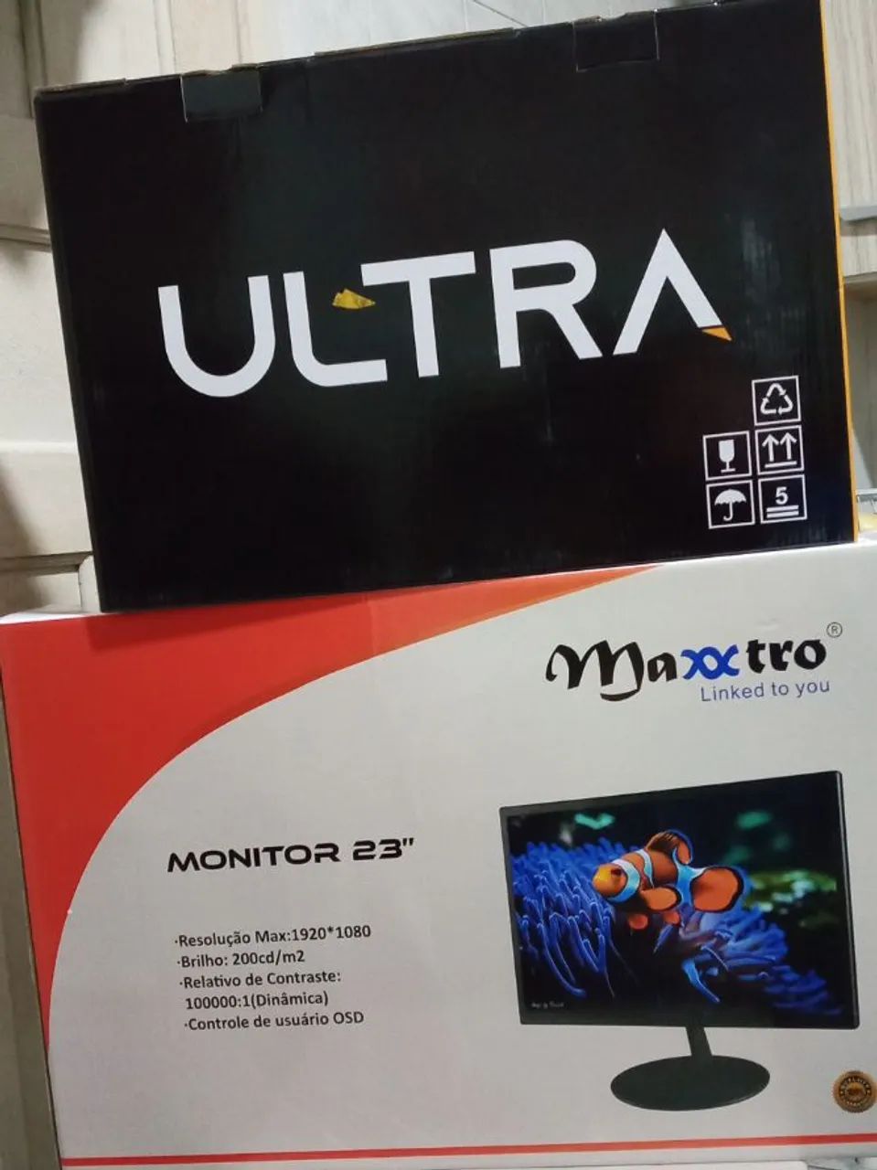 Monitor 23 polegadas Maxxtro/Ultra 20 polegada. Novo.