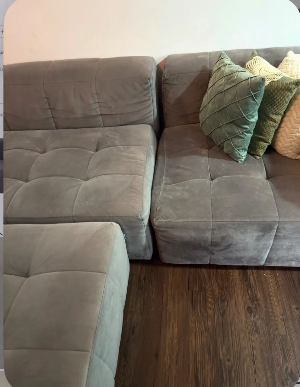 Sofá modular Tokstok Cinza  - Foto 3