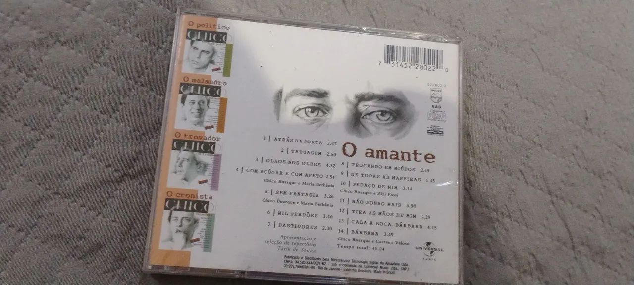 CD de Chico Buarque de Holanda construção lacrado - Foto 2
