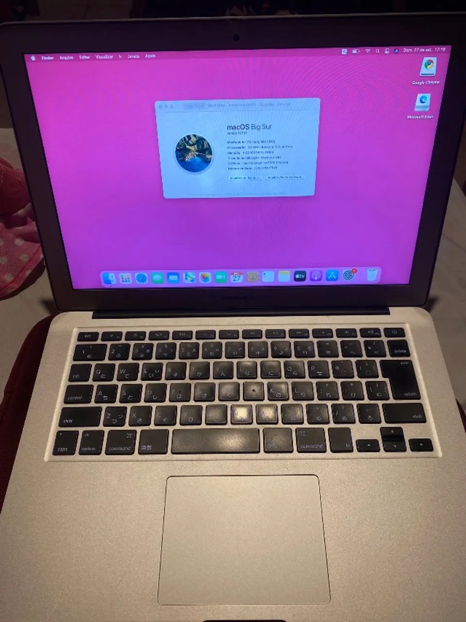 macbook air 2013, 4gb, i5