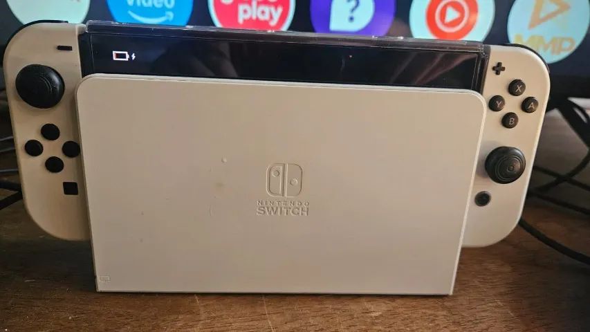 NINTENDO SWITCH OLED 128GB + JOGOS + CONTROLE + CASE + CAPA E PELICULA - Foto 3