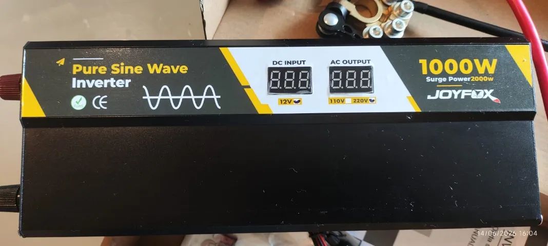 Inversora 1000w sinal puro - Foto 3