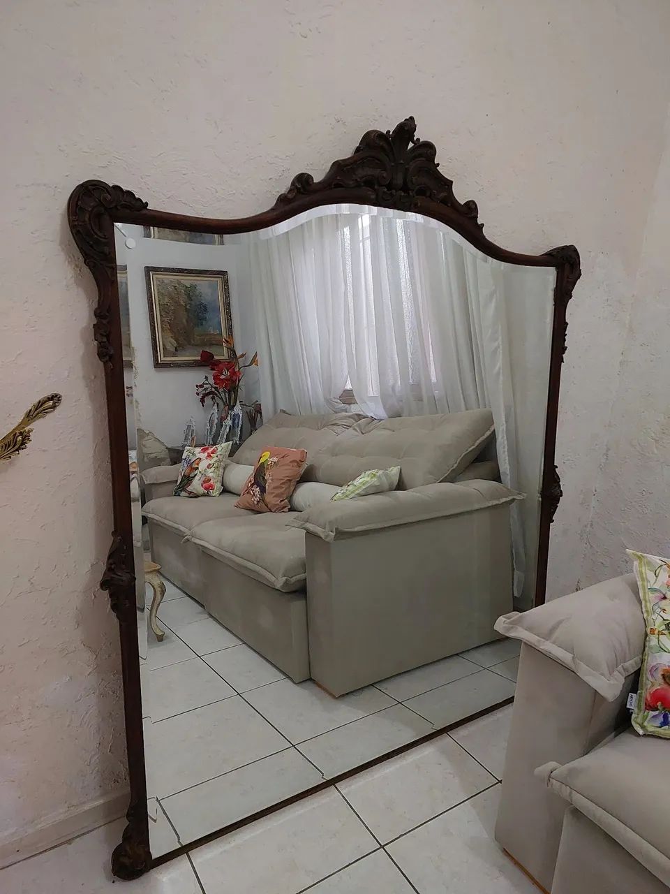Espelho clássico antigo - Foto 5